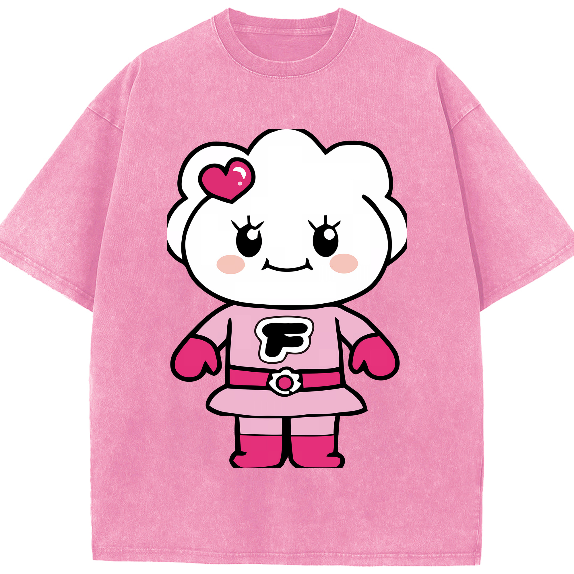 （画像用） アンパンマン Anpanman 綿100% ヴィンテージ風 半袖Tシャツ（フロントプリント）